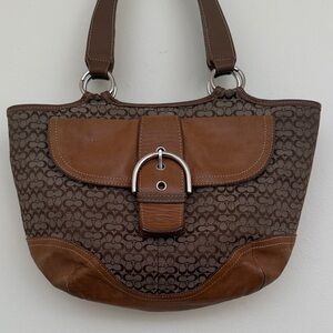 Coach Brown Shoulder Bag